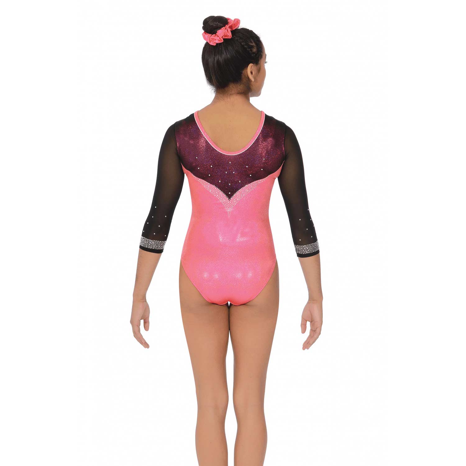 Kormaki Rythmikis Enorganis Gymnastikis The Zone Harper 3/4 Peach Back MelizDanceShop