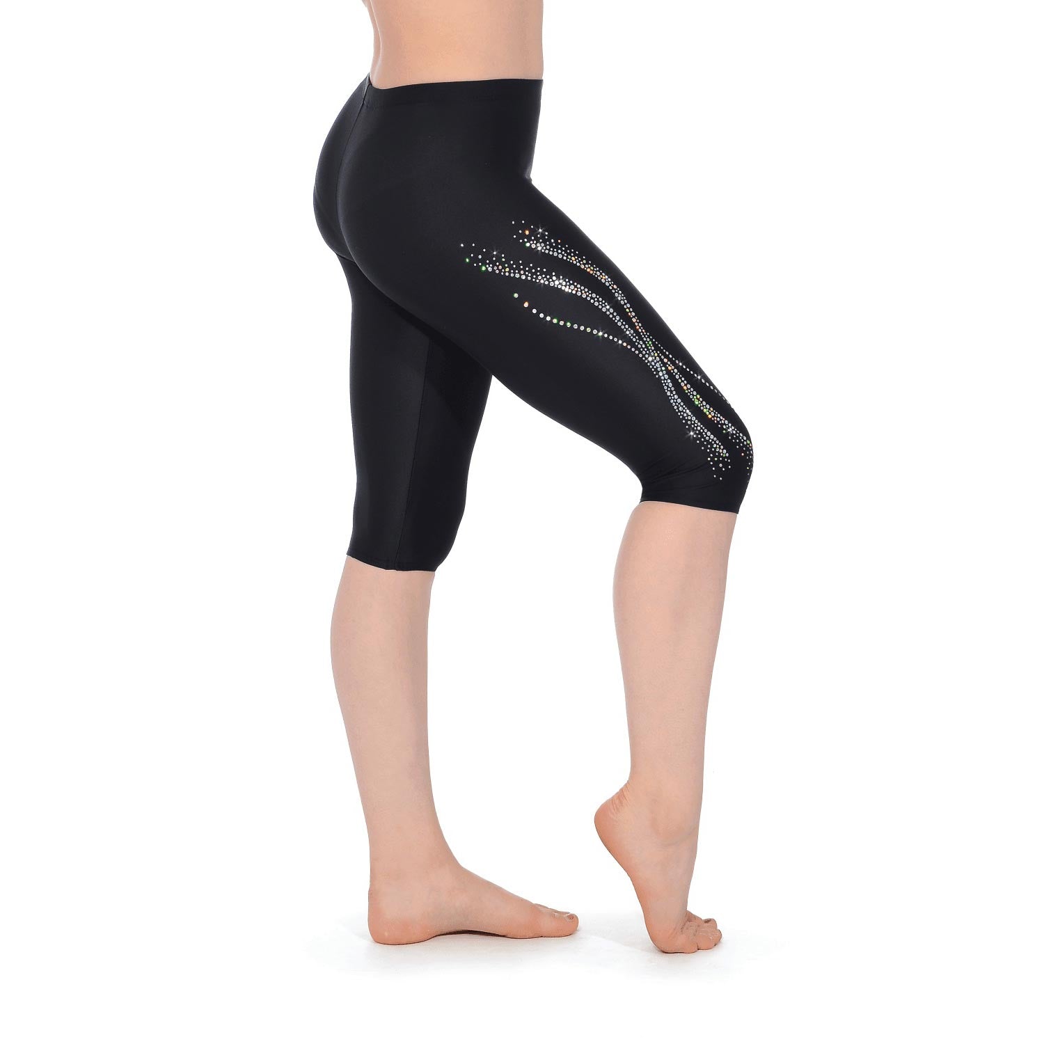 The Zone LM3 Capri Kolan Lycra Strass Motif MelizDanceShop