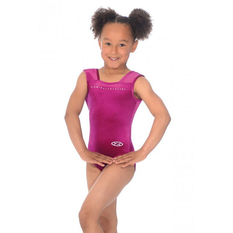 Kormaki Rythmikis Enorganis Gymnastikis TheZone Sparkle Amaniko Beloudino Me Stras Cerise MelizDanceShop