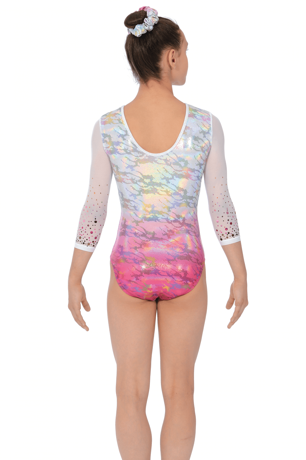 Kormaki Rythmikis Enorganis Gymnastikis The Zone Delight 3/4 Stolismeno Olografikes Pagetes Back MelizDanceShop