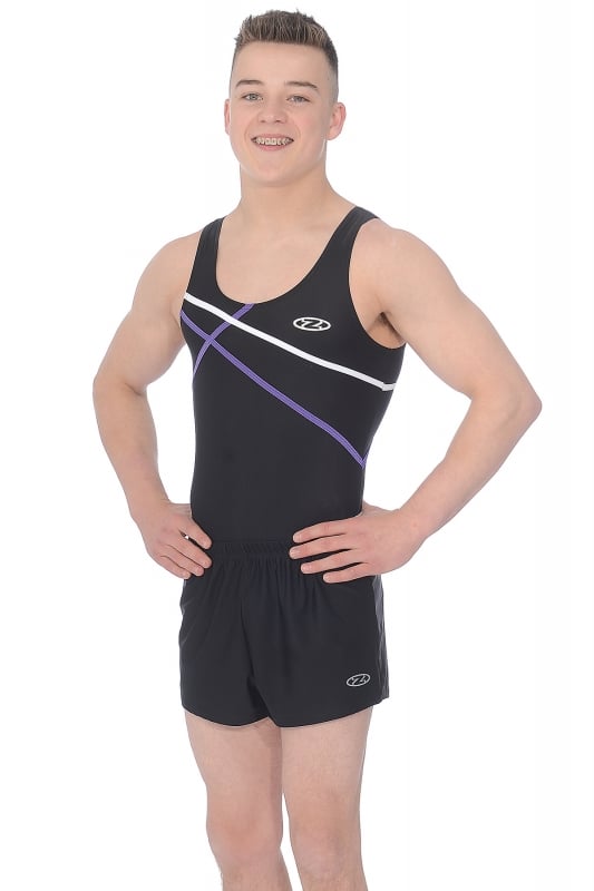 Kormaki Enorganis Gymnastikis Agoristiko Andriko TheZone Atlas Black Purple White MelizDanceShop