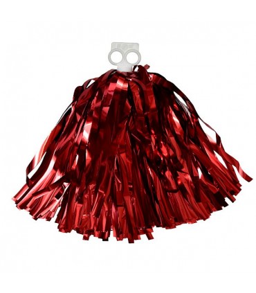 Pom Poms Mazoretas Anniel Kokkino Metalliko Lavh Daxtylidia MelizDanceShop