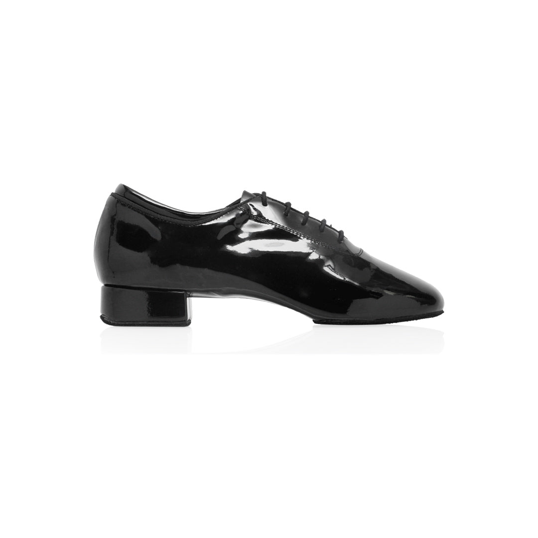 Papoutsia Ballroom Andrika Xeiropoihta RayRose Alex Xoris Rafes Black Patent Profil MelizDanceShop
