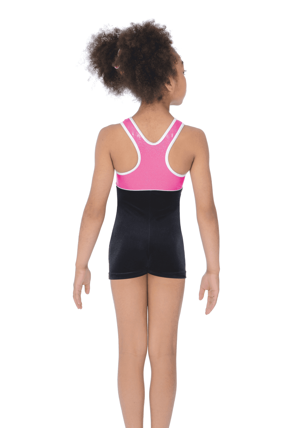 Kormaki Gymnastikis Yoga Akrobatikh Gymnastikh The Zone Pippa Amaniko Athlhtikh Plath Likra Veloudo Pink Black Back MelizDanceShop