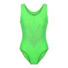 Agonistiko Paidiko Kormaki Enorganis Gymnastikis Refresh Armor C Basic Leoterd Lycra Green MelizDanceShop