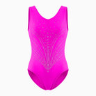 Agonistiko Paidiko Kormaki Enorganis Gymnastikis Refresh Armor C Basic Leoterd Lycra Hit Pink MelizDanceShop