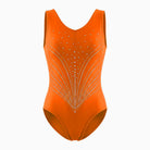 Agonistiko Paidiko Kormaki Enorganis Gymnastikis Refresh Armor C Basic Leoterd Lycra Orange MelizDanceShop