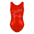 Agonistiko Paidiko Kormaki Enorganis Gymnastikis Refresh Waves Basic Leotard C Red MelizDanceShop