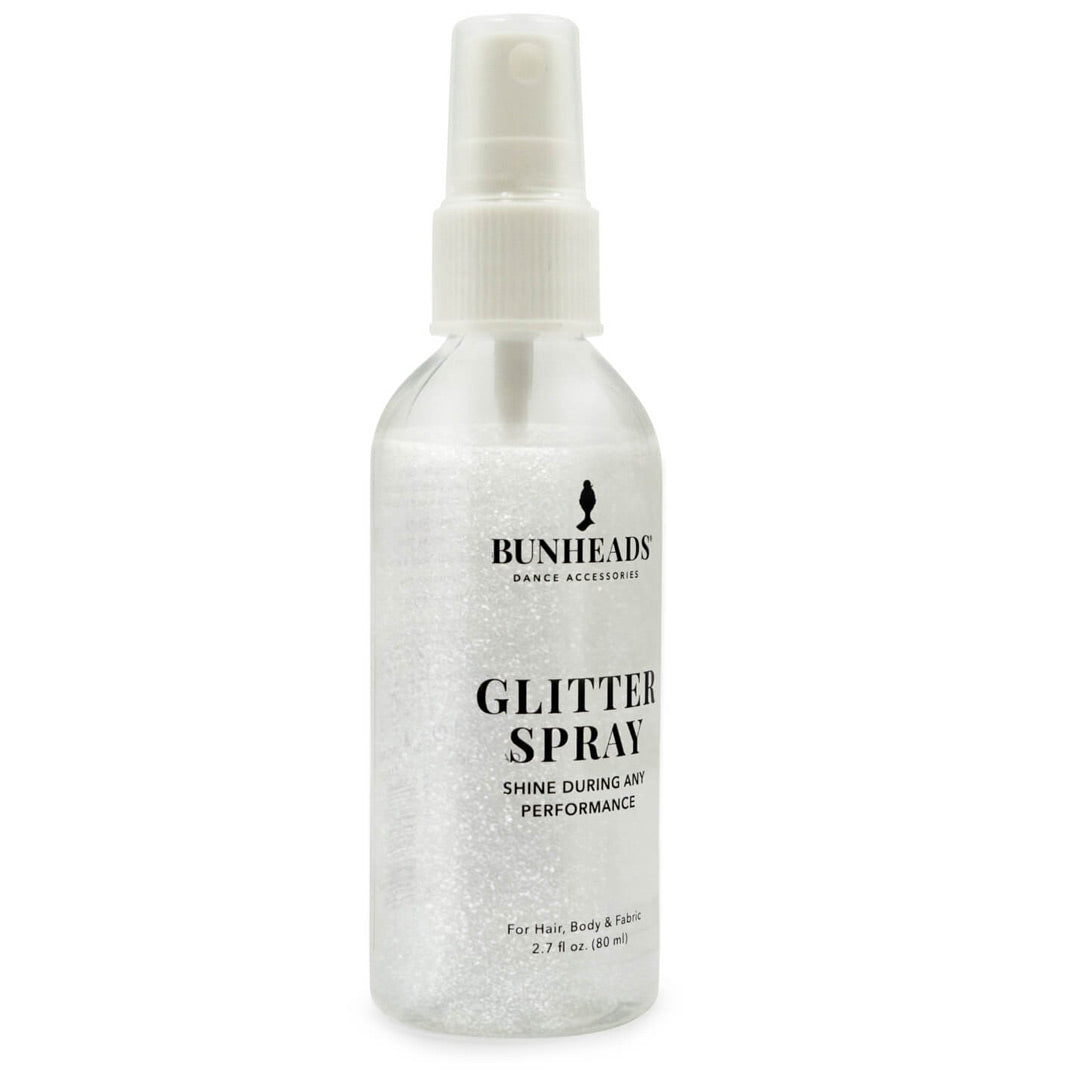 Capezio Spray Glitter Bunheads Glitter Spray Cear BH1563 Profile MelizDanceShop