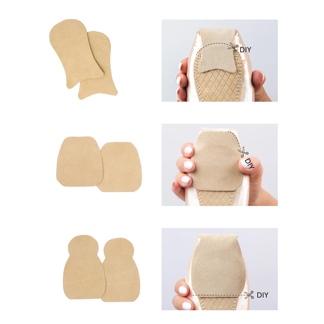 Derma Gia Tis Pouent Grishko 0557 8-Cut Anti-Slip Platform Caps Leather Instructions MelizDanceShop