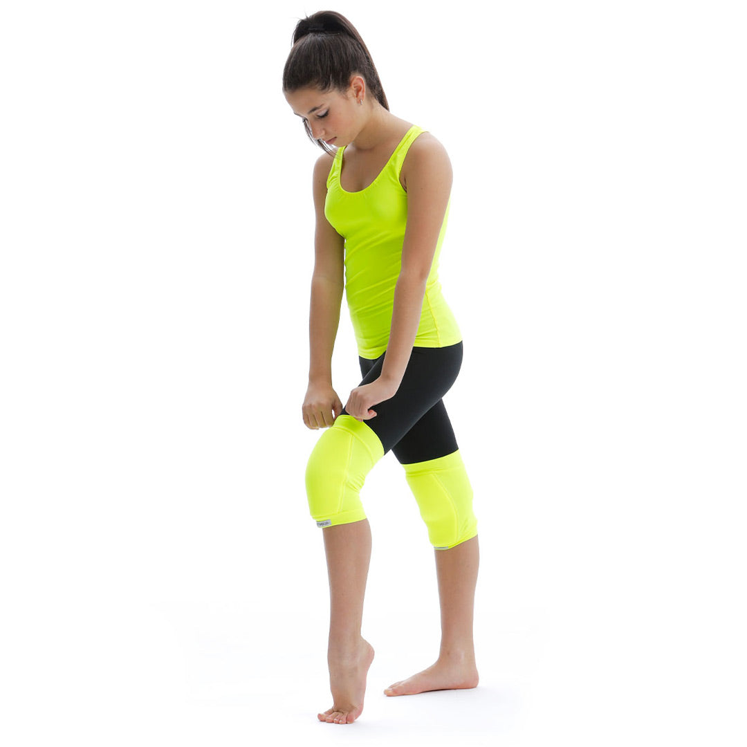 Epigonatides Agonistikes Pastorelli Knee Pads Fluorescent Yellow MelizDanceShop