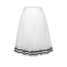 Fousta Mpaletou Toutou FreedOfLondon Romantic Tutu with Ribbon RAD White Black MelizDanceShop