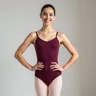 Gynaikeio Kormaki Mpaletou Lepti Tiranta Adagio Camisole Leotard Burgundy MelizDanceShop