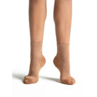 Kaltses Xorou Yoga Capezio LifeKnit Sox II Skintone 30 Front MelizDanceShop