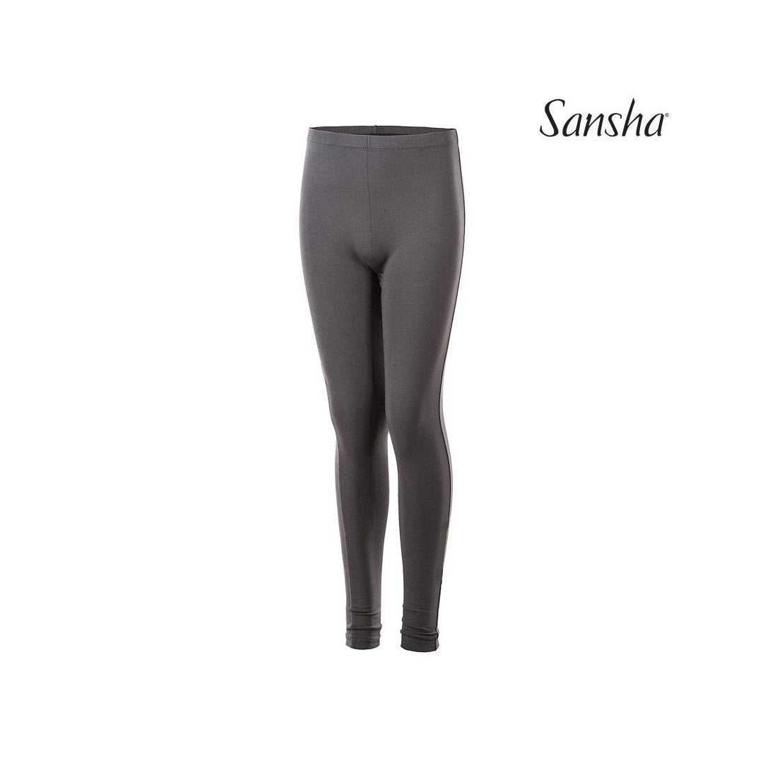 Kolan Mpaletou Andriko Sansha Samuel H0151C Men's Footless Tights Cotton Lycra Dark Grey MelizDanceShop