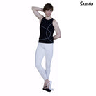 Kolan Mpaletou Andriko Sansha Samuel H0151MN Men's Footless Tights Matte Nylon Spandex White MelizDanceShop