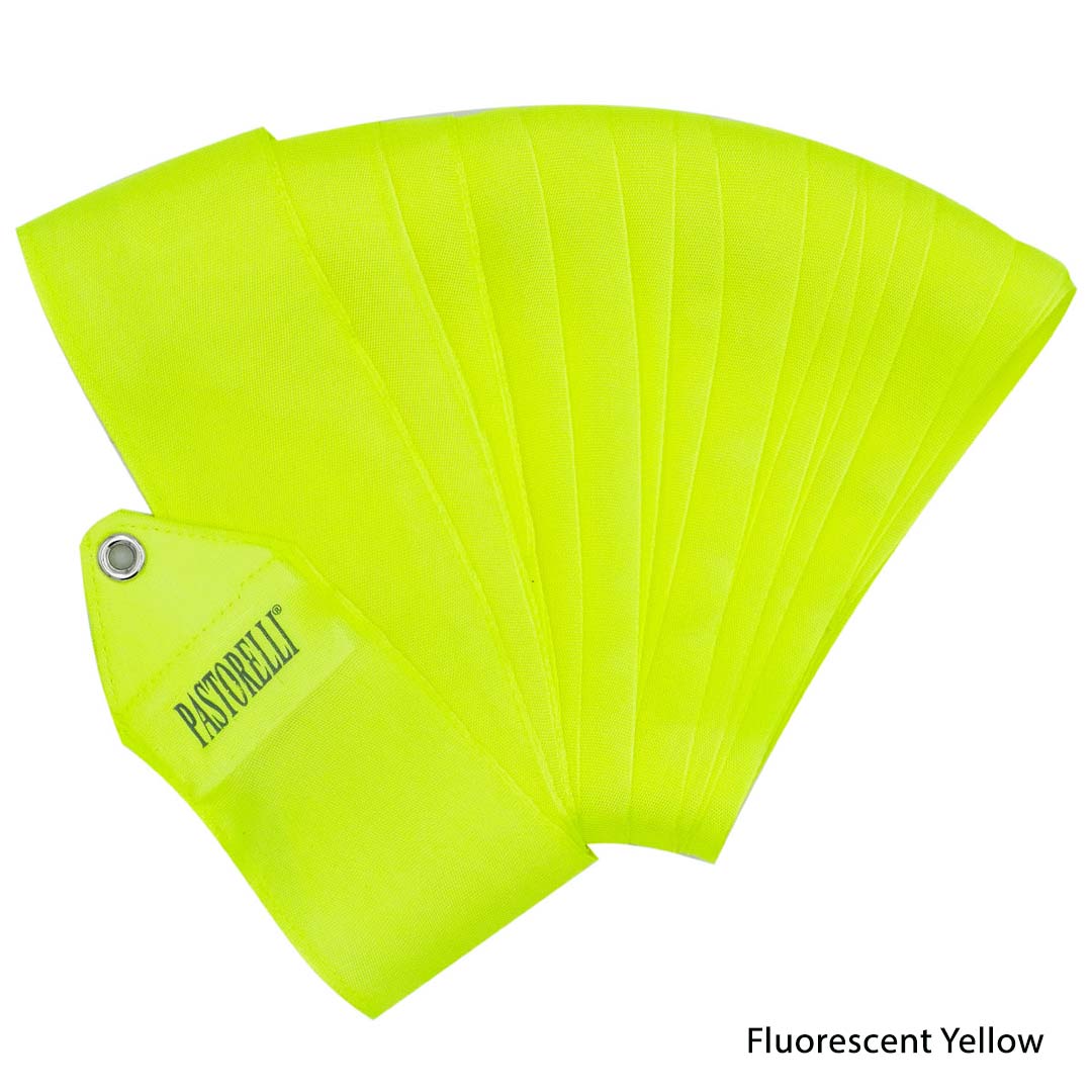 Paidiki Kordela Rythmikis Gymnastikis Agonistiki Pastorelli Μonochromatic 4m FluorescentYellow MelizDanceShop