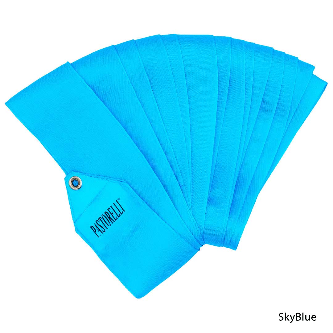 Paidiki Kordela Rythmikis Gymnastikis Agonistiki Pastorelli Μonochromatic 4m SkyBlue MelizDanceShop