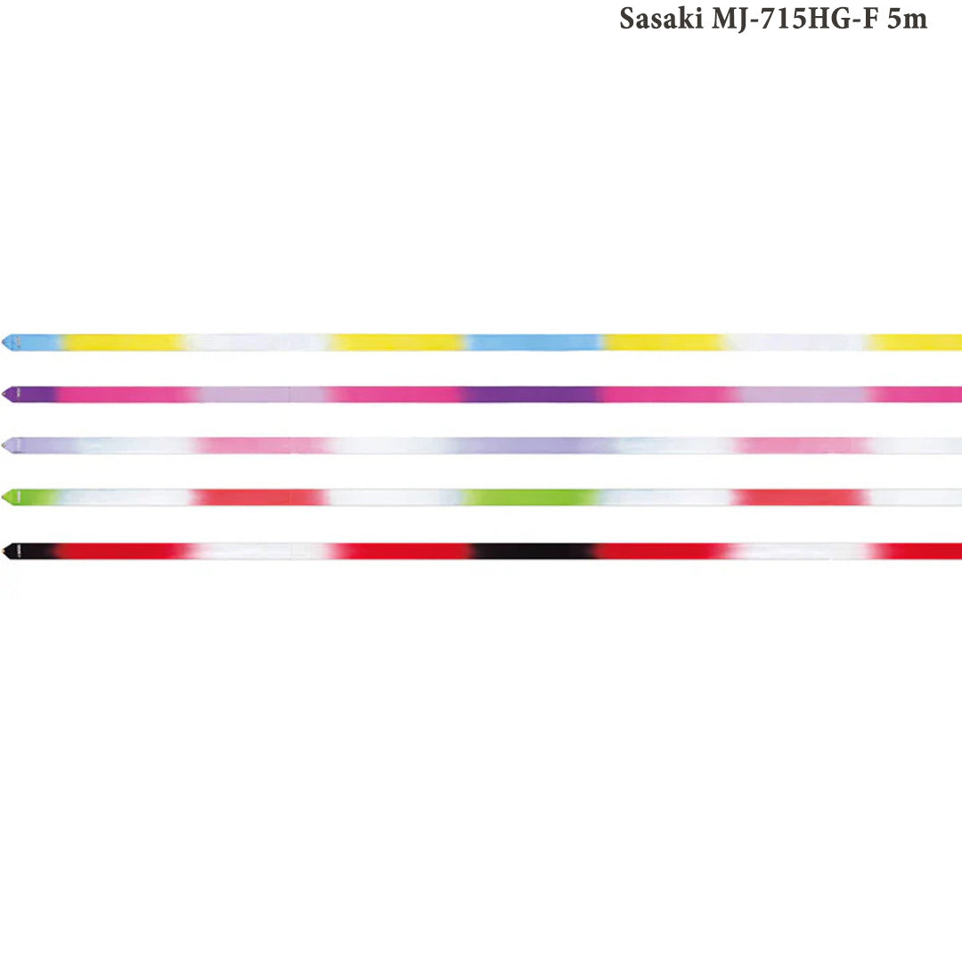Kordela rythmikis Gynastikis Polixromi Agonistiki Sasaki MJ-715HG-F 5m High Pitch Gradation FIG Color Chart MelizDanceShop