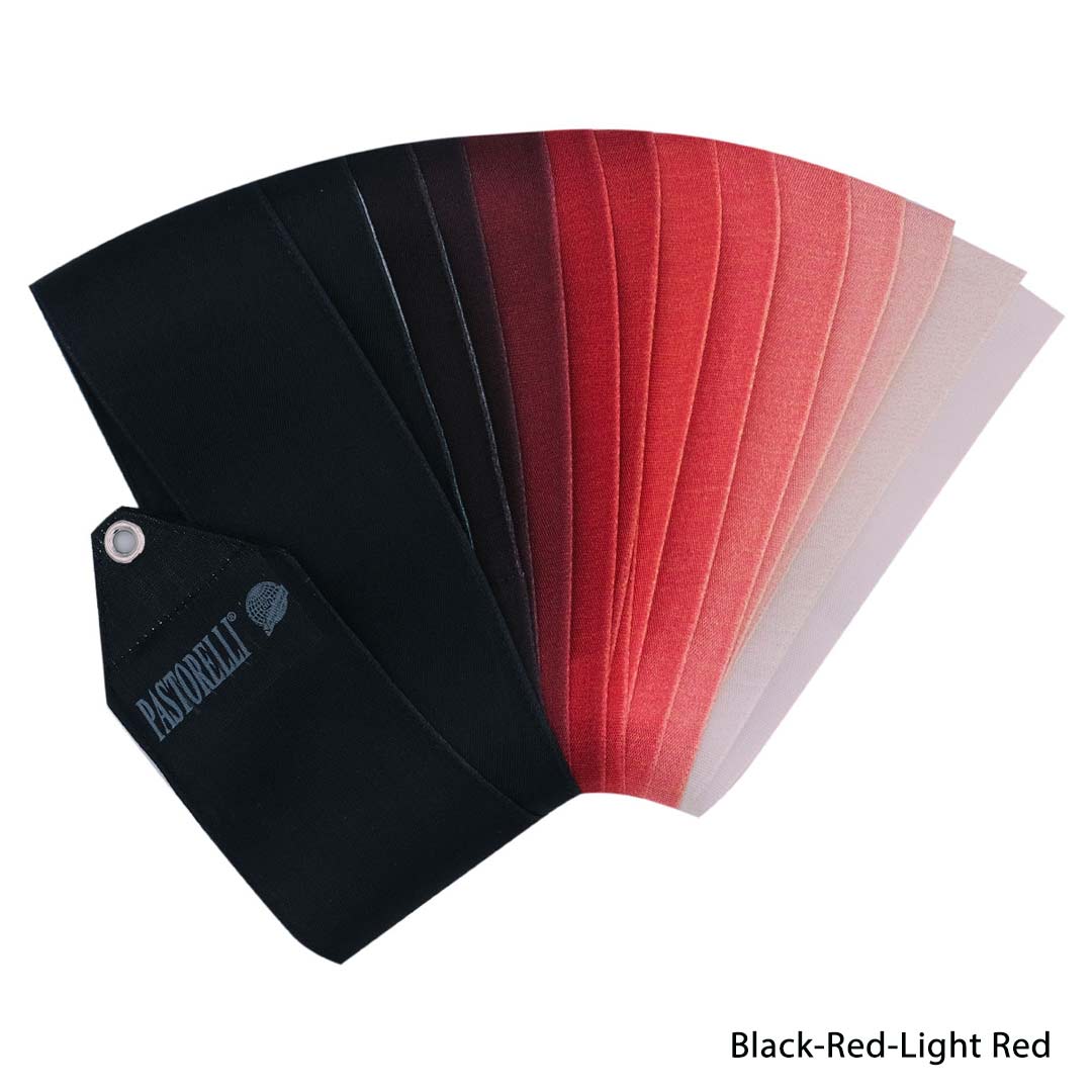 Kordela Rythmikis Gymnastikis Polixromi Agonistiki Pastorelli Arche Platinum 5m FIG 00055 Black Red LightRed MelizDanceShop