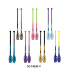 Korines Rythmikis Gymnastikis Agonistikes Sasaki M-34GH-F 44cm FIG Gradation Rhythmic Gymnastics Rubber Clubs Glitter Color Chart MelizDanceShop