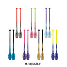 Korines Rhythmikis Gymnastikis Agonistikes Sasaki M-34JKGH-F 40,5cm FIG Garadtion Rhythmikc Gymnastics Rubber Clubs Glitter Color Chart MelizDanceShop