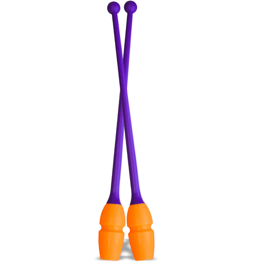 Korines Rythmikis Gymnastikis Dixromes Sindeomenes Pastorelli Masha 45.20cm FIG Violet Orange MelizDanceShop