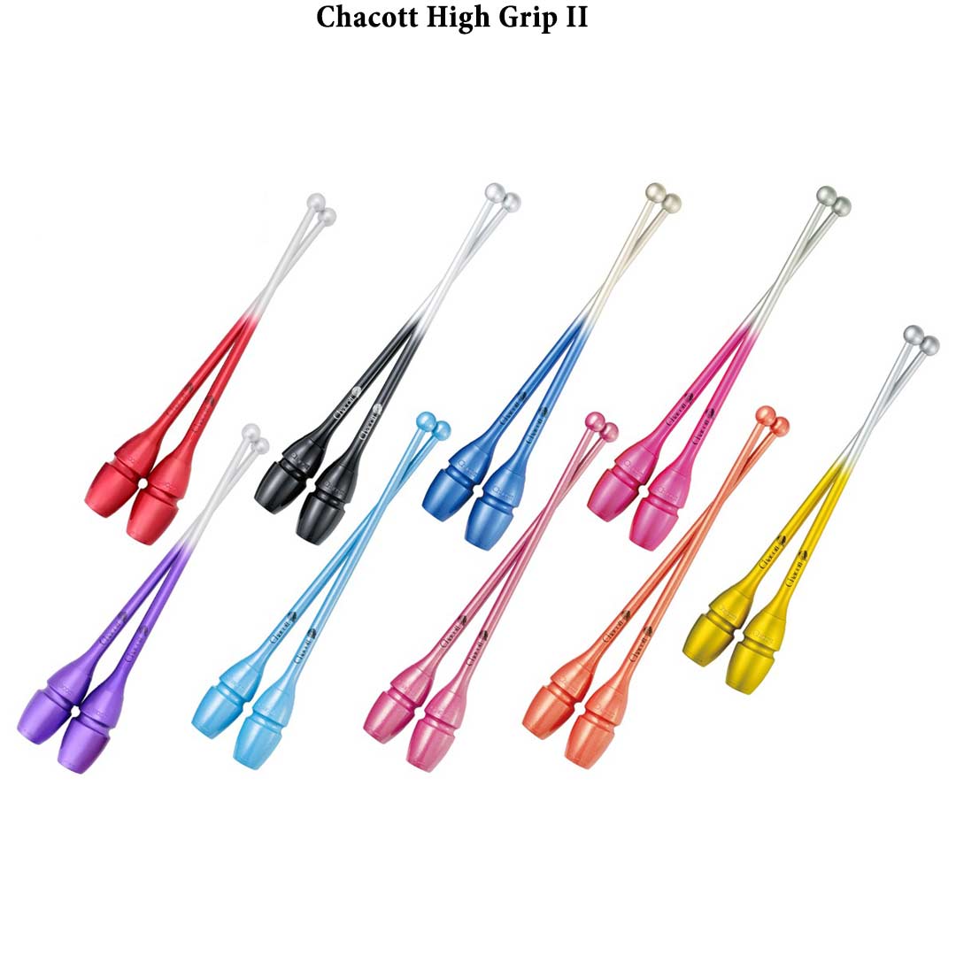 Korines rythmikis Gymnastikis Sundeomenes Agonistikes Chacott Hi Grip II Clubs L410 41cm Color Chart MelizDanceShop