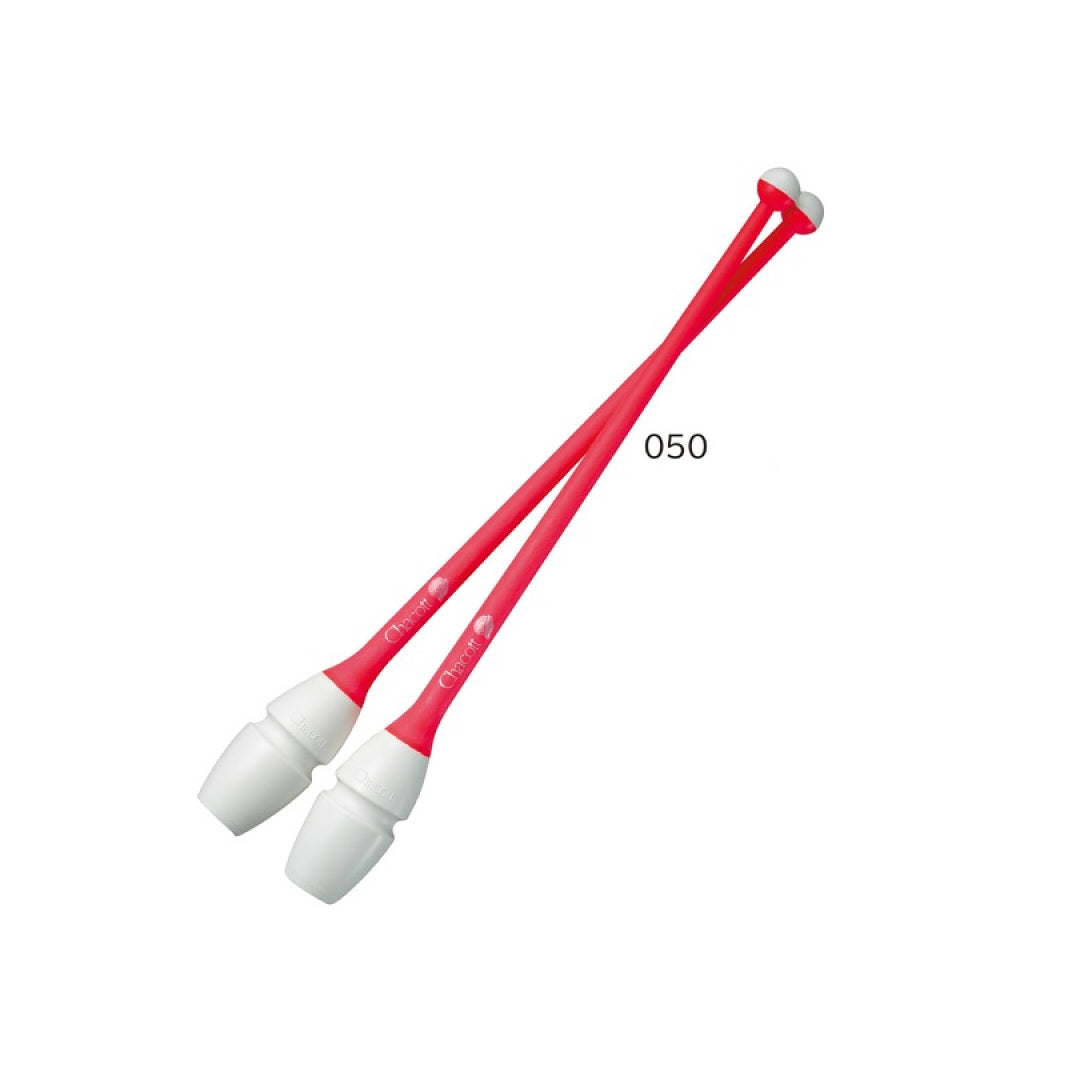 Korines Rythmikis Gymnastikis Sindeomenes Agonistikes Chacott Rubber Clubs L455 45.5cm FIG 050.White Coral MelizDanceShop