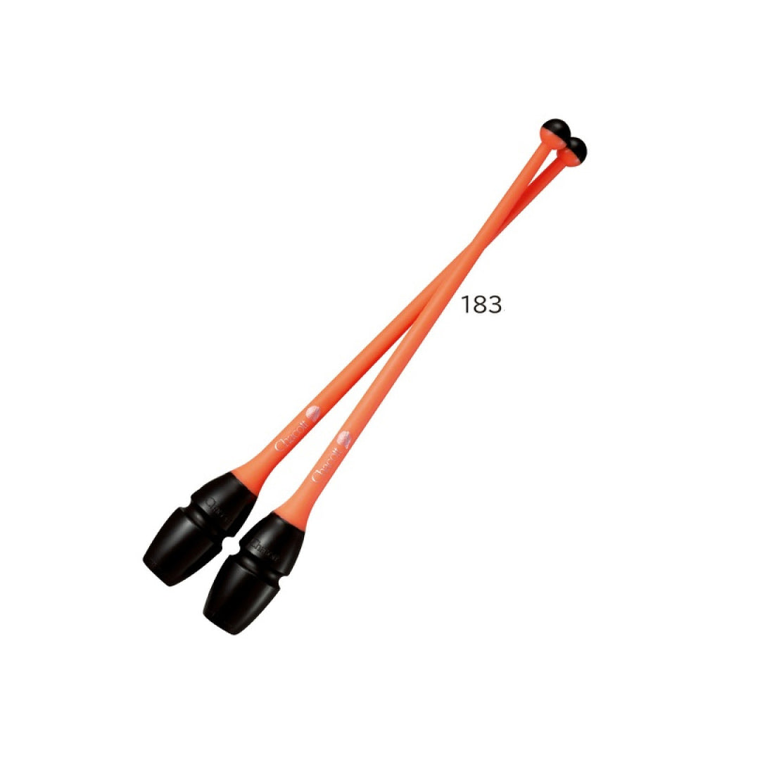 Paidikes Korines Rythmikis Gymnastikis Sindeomenes Agonistikes Chacott Rubber Clubs L455 45.5cm FIG 183.Black Orange MelizDanceShop