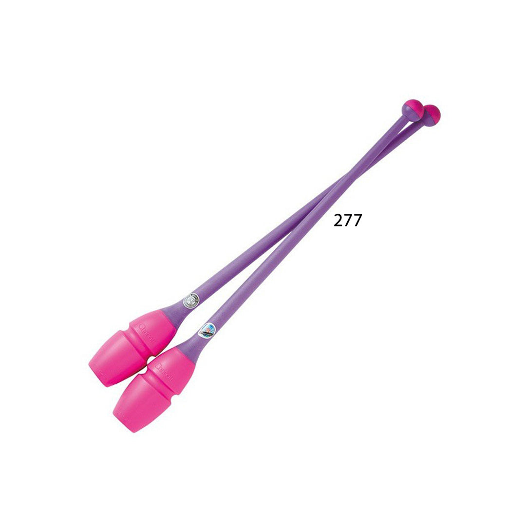 Paidikes Korines Rythmikis Gymnastikis Sindeomenes Agonistikes Chacott Rubber Clubs L455 45.5cm FIG 277.Pink Purple MelizDanceShop