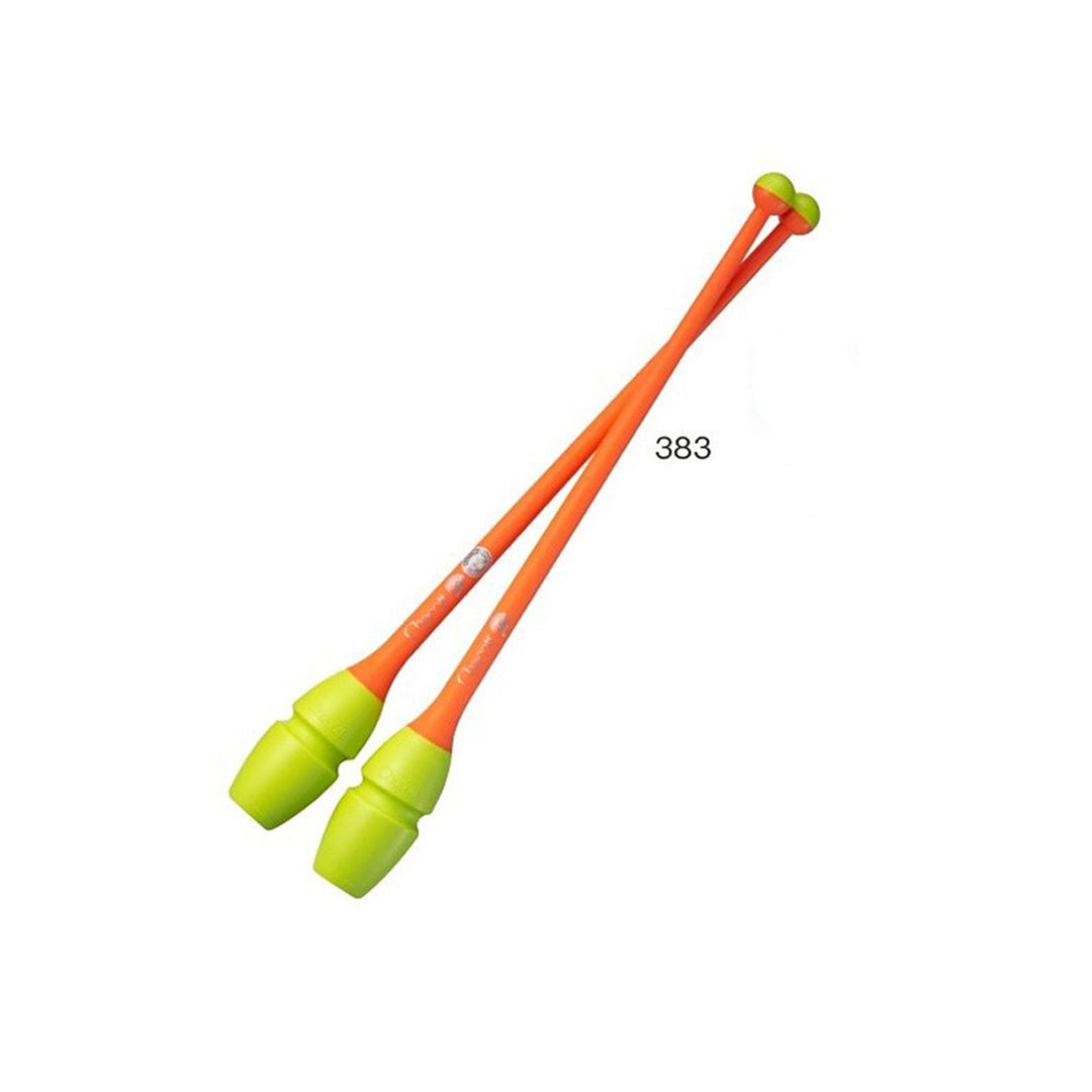 Paidikes Korines Rythmikis Gymnastikis Sindeomenes Agonistikes Chacott Rubber Clubs L455 45.5cm FIG 383.Yellow Orange MelizDanceShop