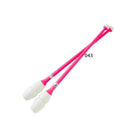 Korines Rythmikis Gymnastikis Sindeomenes Agonistikes Chacott Rubber Clubs L455 FIG 043 White Pink MelizDanceShop