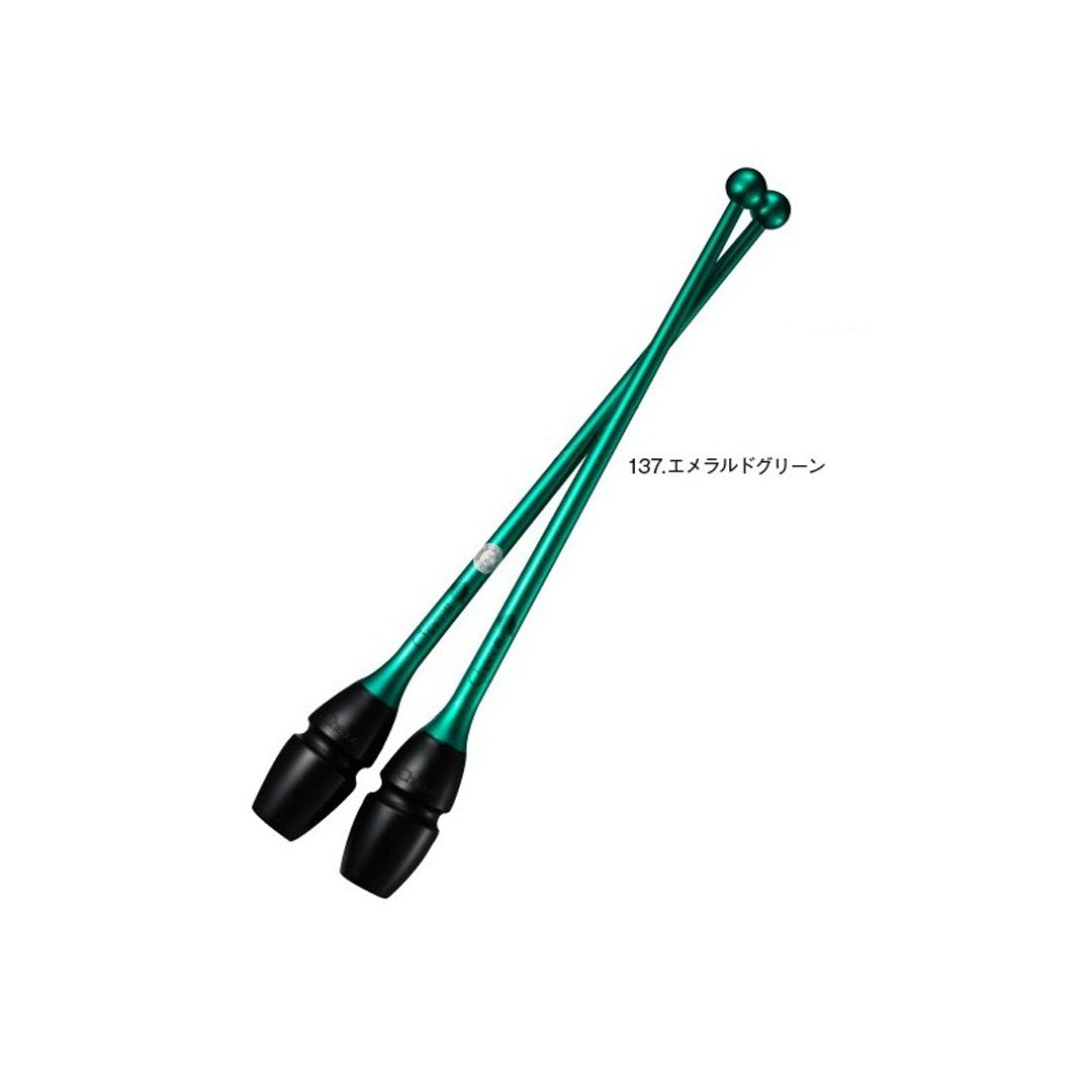 Korines Rythmikis Gymnastikis Sindeomenes Agonistikes Chacott Hi Grip Clubs 45cm FIG 137.Emerald Green  MelizDaneShop