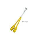 Korines Rythmikis Gymnastikis Sindeomenes Agonistikes Chacott Hi Grip II Clubs L455 45.5cm FIG 763.Yellow MelizDanceShop