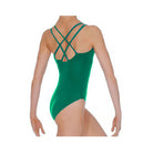 Kormaki Xorou GradBallet 1202 Tiranta Eksoplato Me Sxedio Stin Plati Hunter Green Back MelizDanceShop