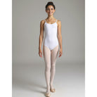 Gynaikeio Kormaki Xorou Lepti Tiranta GradBallet Camisole Leotard White MelizDanceShop