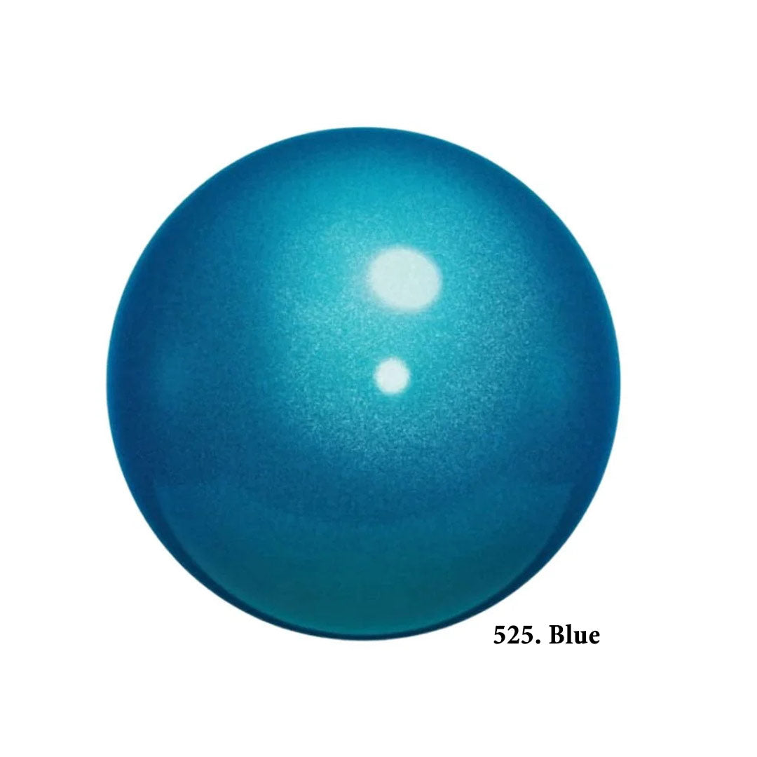 Mpala Rythmikis Gymnastikis Agonistiki Glitter Chacott Jewelry Ball 18.5cm FIG 525.Blue MelizDanceShop