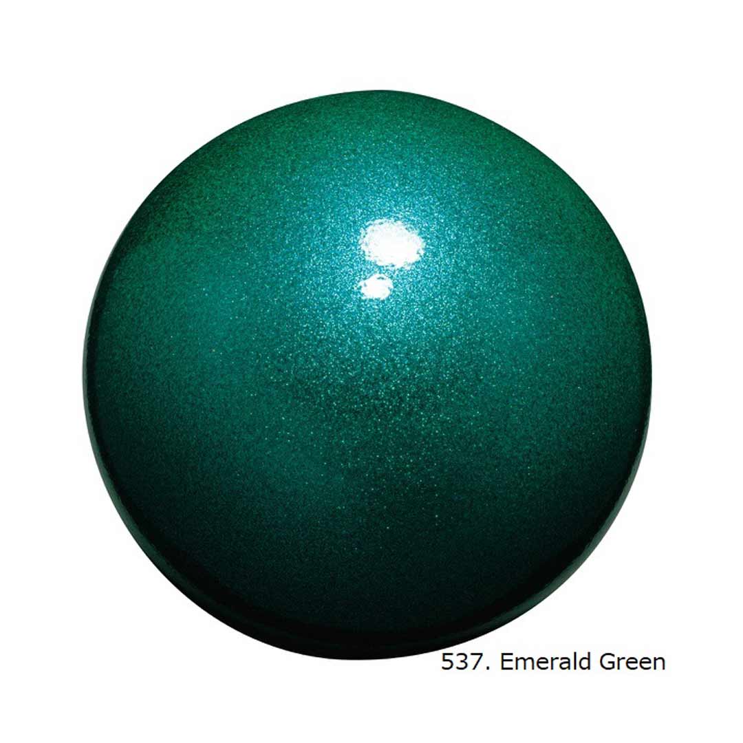 Mpala Rythmikis Gymnastikis Agonistiki Glitter Chacott Jewelry Ball 18.cm FIG 537.Emerald Green MelizDanceShop