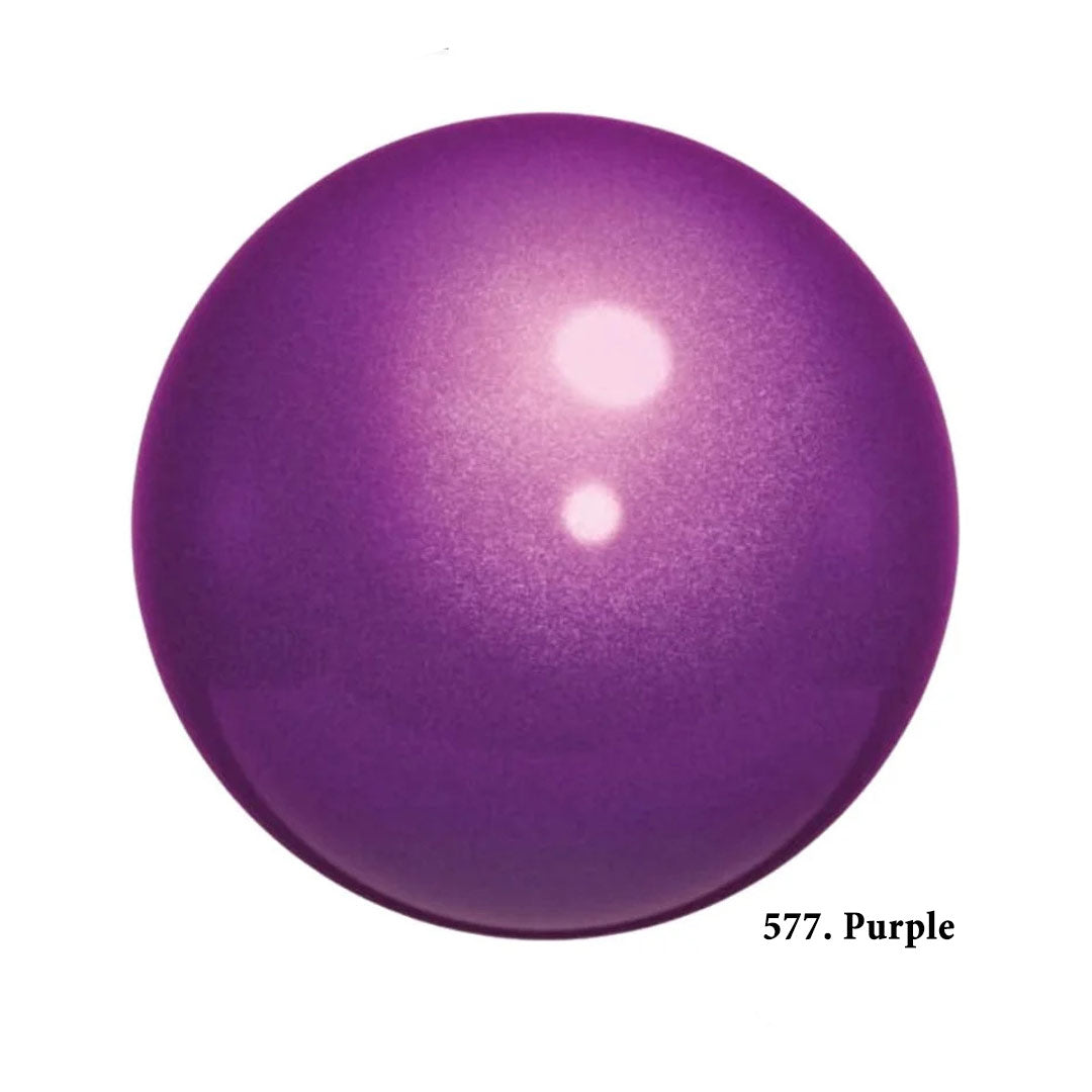 Mpala Rythmikis Gymnastikis Agonistiki Glitter Chacott Jewelry Ball 18.5cm FIG 577.Purple MelizDanceShop