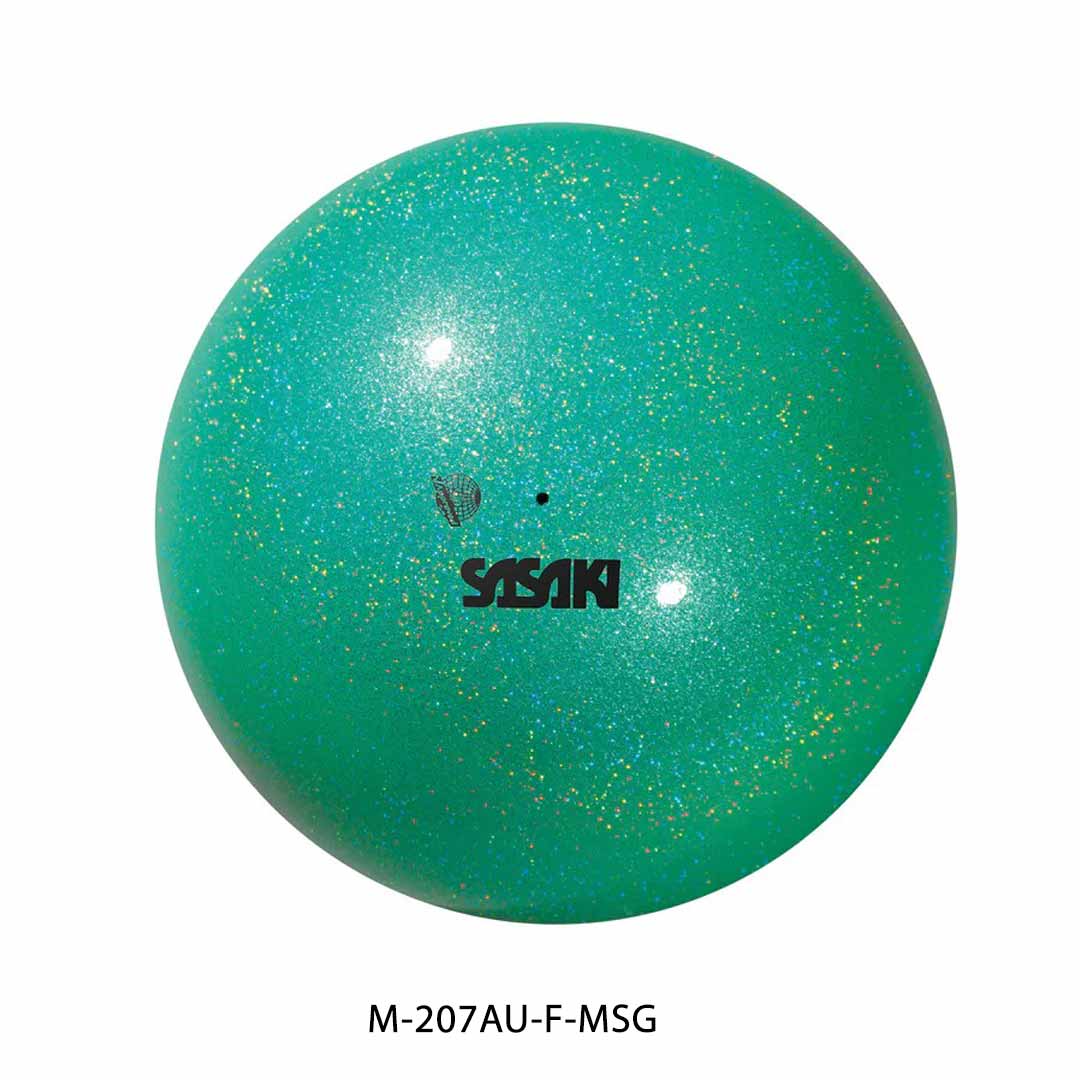 Mpala Rythmikis Gymnastikis Agonistiki Glitter Sasaki Aurora M-207AU-F-MSG FIG Mystic Green MelizDanceShop