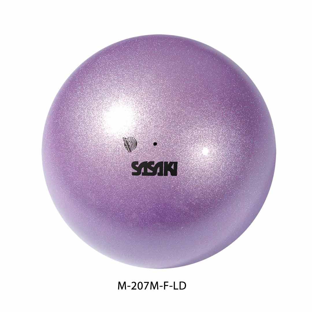 Mpala Rythmikis Gymnastikis Agonistiki Glitter Sasaki Metallic M-207M-F-LD FIG Lavender MelizDanceShop