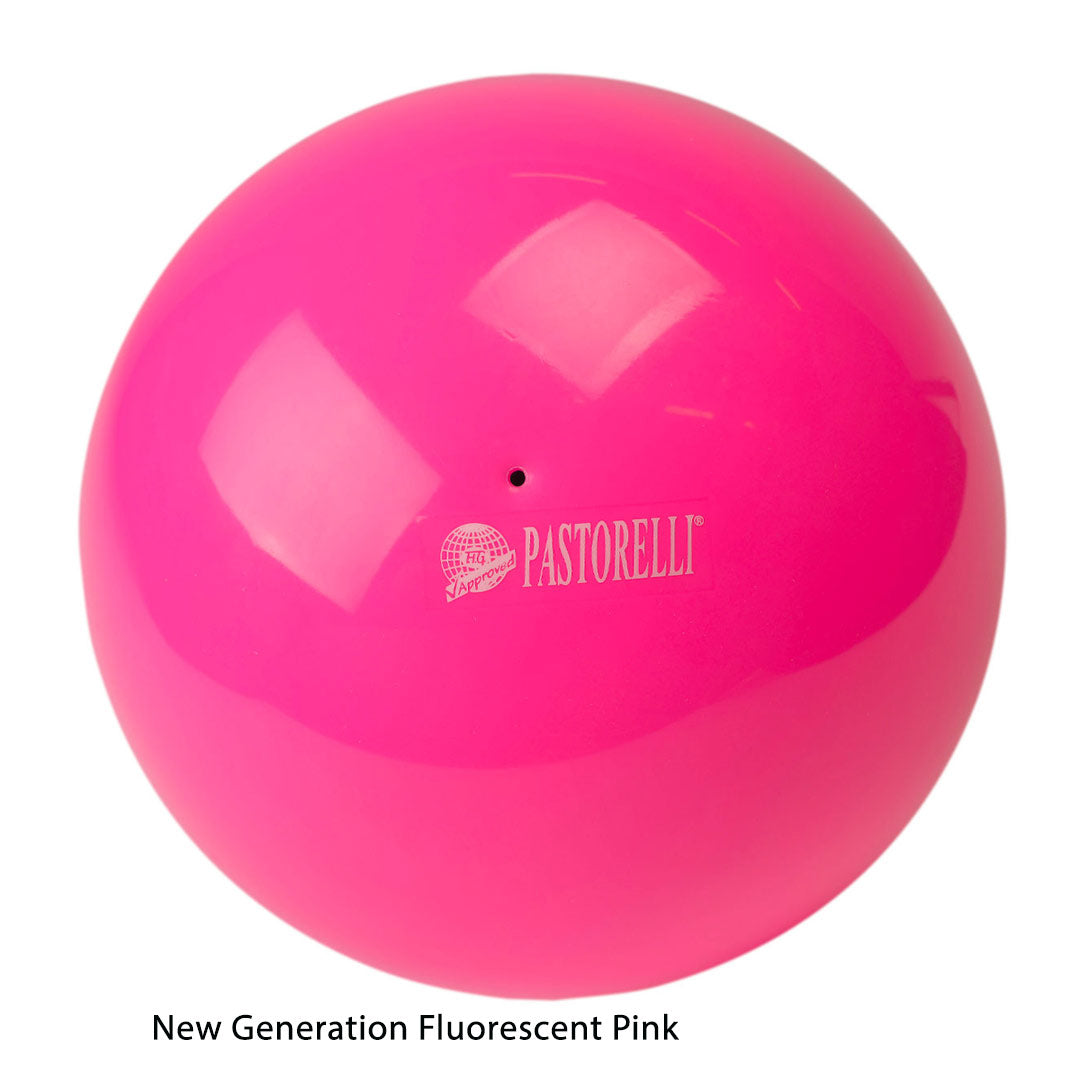 Mpala Rythmikis Gymnastikis Agonistiki Pastorelli New Generation FIG 00001 Fluorescent Pink MelizDanceShop