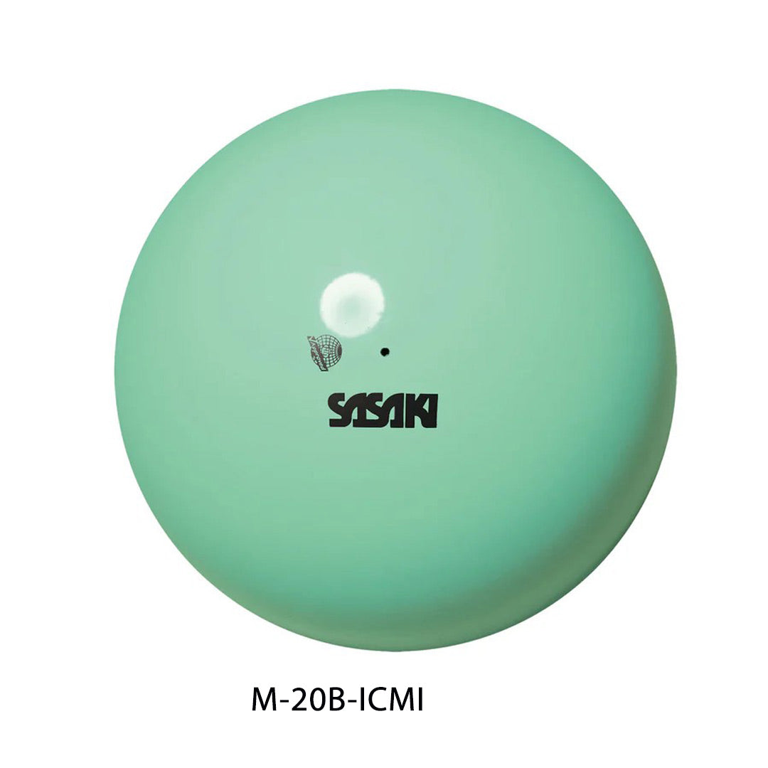 Mpala Rythmikis Gymnastikis Agonistiki Sasaki Gym Star M-20B ICMI 17cm Ice Mint MelizDanceShop