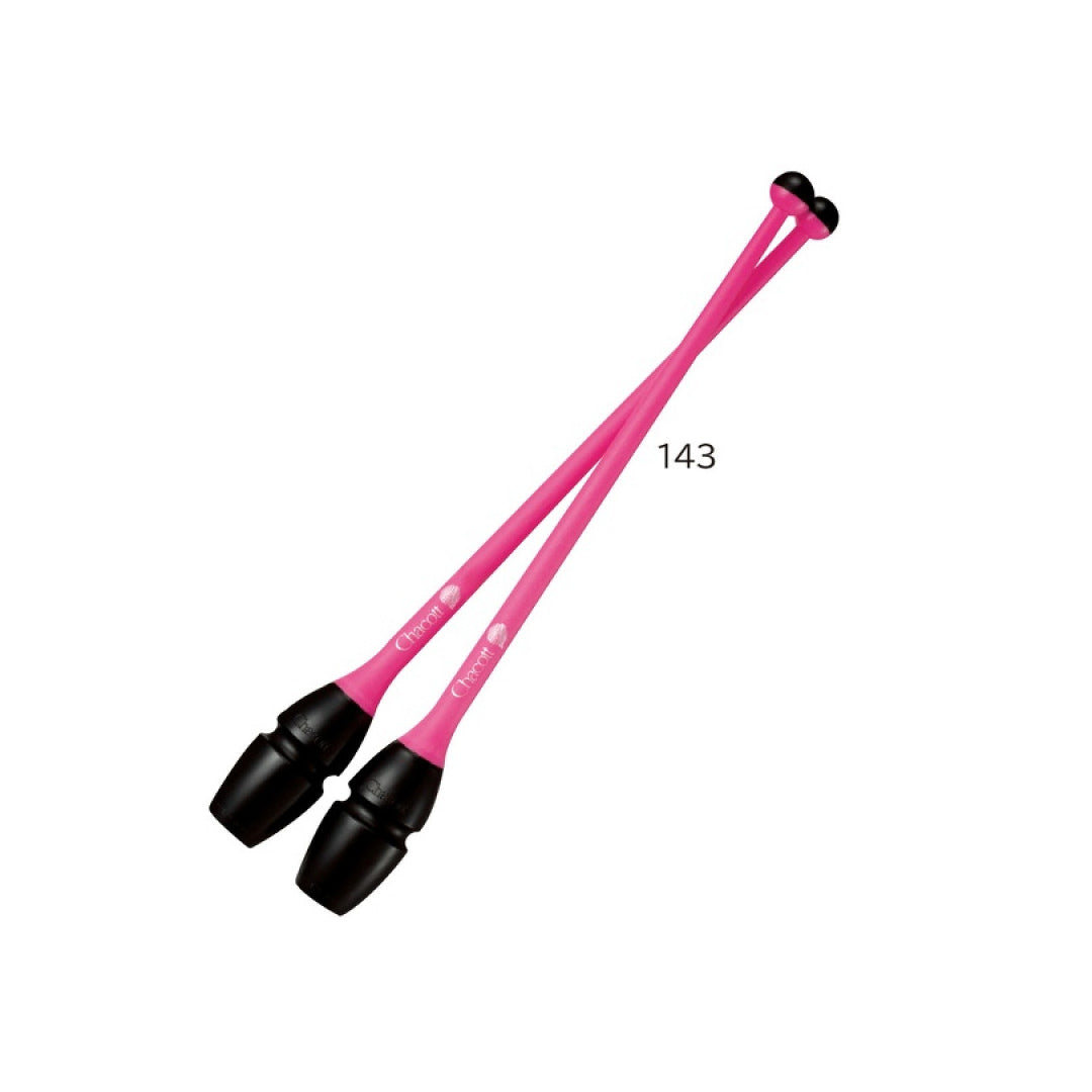Paidikes Korines Rythmikis Gymnastikis Sindeomenes Agonistikes Chacott Rubber Clubs L410 41cm FIG 143.Black Pink MelizDanceShop