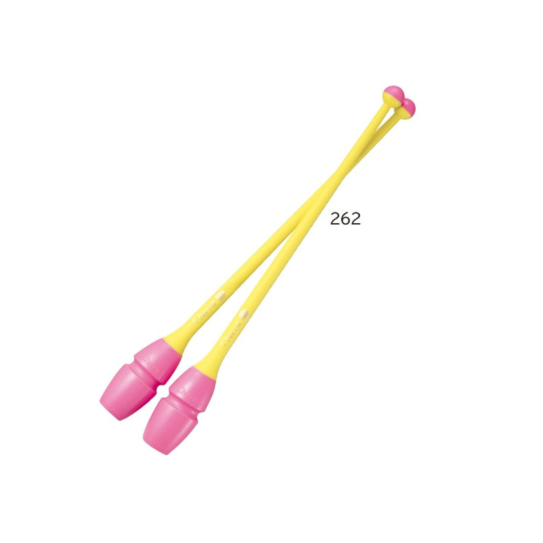 Paidikes Korines Rythmikis Gymnastikis Sindeomenes Agonistikes Chacott Rubber Clubs L410 41cm FIG 262.Pink Canary MelizDanceShop