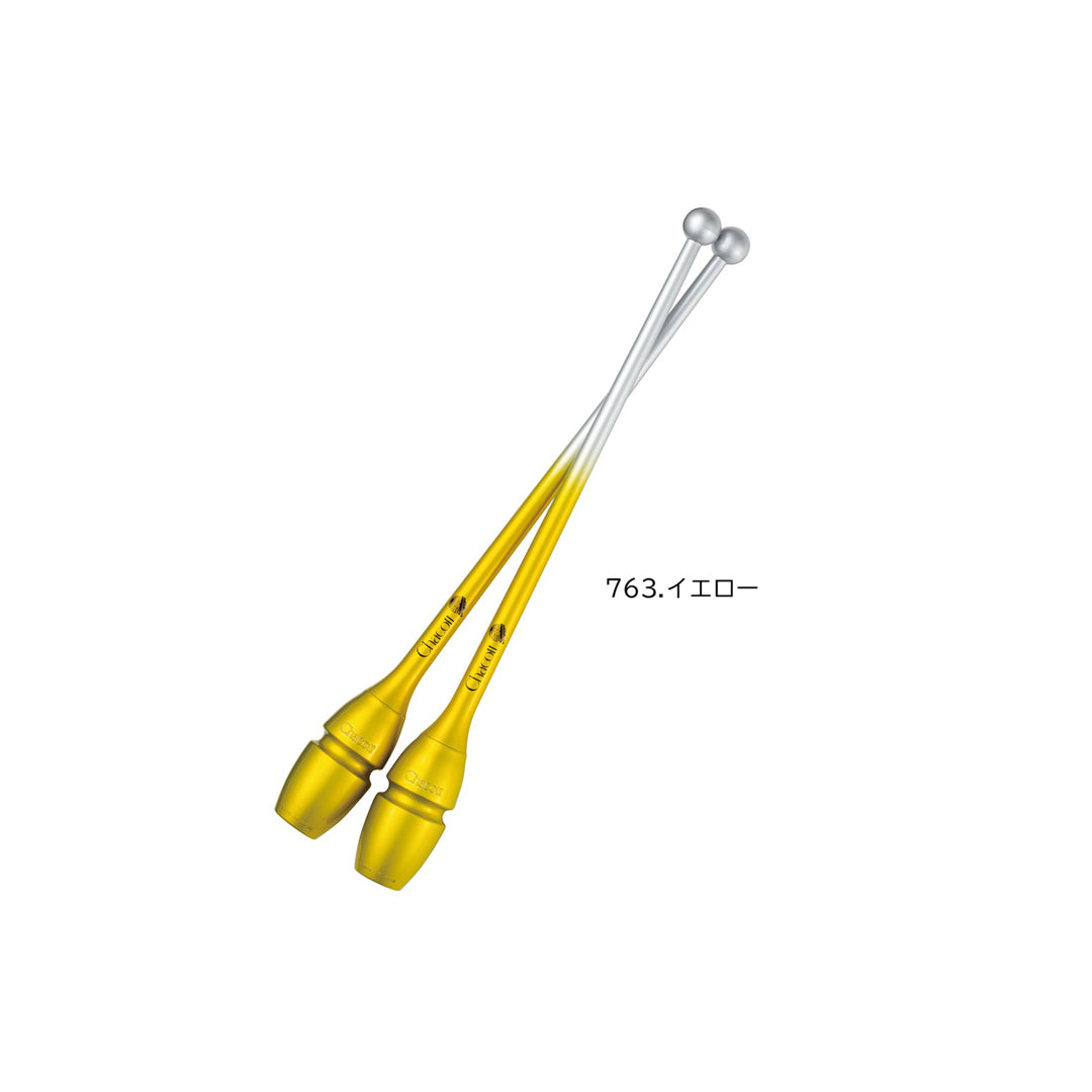 Paidikes Korines Rythmikis Gymnastikis Sindeomenes Agonistikes Chacott Hi Grip II Clubs L410 41cm FIG 763.Yellow  MelizDanceShop