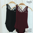 Paidiko Kormaki mPaletou Dipli Tiranta Sansha Stefani Double Stras X Back Burgundy MelizDanceShop