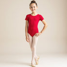 Paidiko Kormaki Xorou Konto Maniki Adagio Short Sleeve Red MelizDanceShop