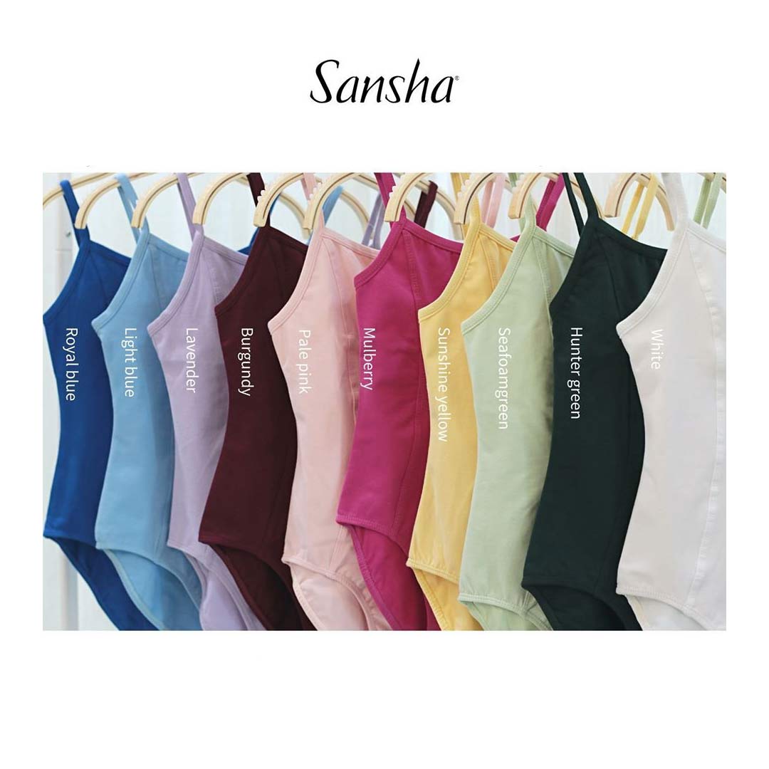 Paidiko Kormaki Mpaletou Lepti Tiranta Sansha Stacie Camisole Color Chart MelizDanceShop